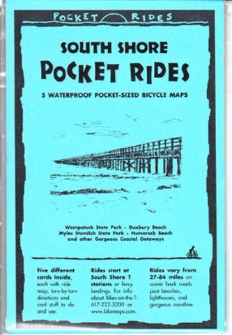 Buy map Massachusetts, South Shore, Lam Bike Map Cards by Rubel BikeMaps