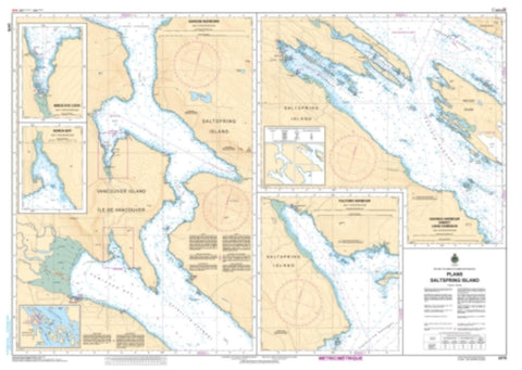 Buy map Plans - Saltspring Island by Canadian Hydrographic Service