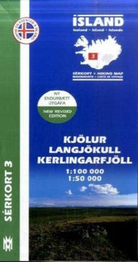 Buy map Kjölur, Langjökull, Kerlingarfjöll hiking map