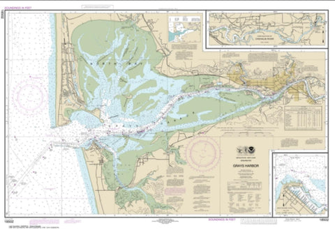 Buy map Grays Harbor; Westhaven Cove (18502-87) by NOAA