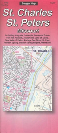 Buy map St. Charles and St. Peters, Missouri by The Seeger Map Company Inc.