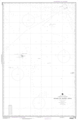 Buy map Kusaie Island To Ngatik Atoll (Caroline Islands) (NGA-81016-1) by National Geospatial-Intelligence Agency
