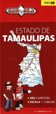 Buy map Tamaulipas, Mexico, State Map by Guia Roji
