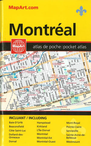 Buy map Montreal Pocket Street Atlas by Canadian Cartographics Corporation