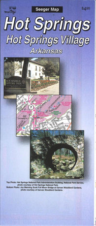 Buy map Hot Springs and Hot Springs Village, Arkansas by The Seeger Map Company Inc.