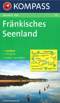 Buy map Fränkisches Seenland Hiking Map & Guide