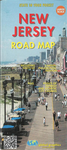 Buy map New Jersey Road Map by Global Graphics