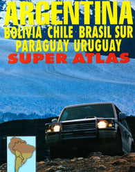 Buy map Argentina, Bolivia, Chile, Southern Brazil, Paraguay, Uruguay Super Atlas by Zagier & Urruty Pubns