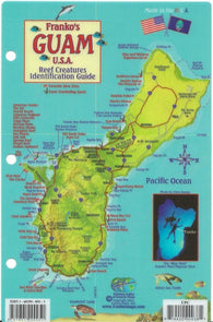 Buy map Guam, Reef Creatures of Guam by Frankos Maps Ltd.