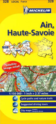 Buy map Ain, Haute Savoie (328) by Michelin Maps and Guides