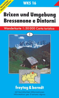 Buy map Brixen/Bressanone and Environs: Hiking Map WKS 16 by Freytag-Berndt und Artaria