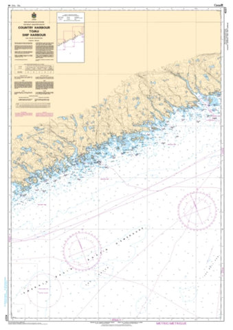 Buy map Country Harbour to/au Ship Harbour by Canadian Hydrographic Service