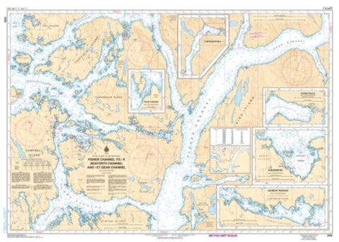Buy map Fisher Channel to/a Seaforth Channel and/et Dean Channel by Canadian Hydrographic Service