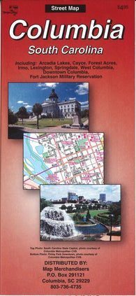 Buy map Columbia : South Carolina by The Seeger Map Company Inc.