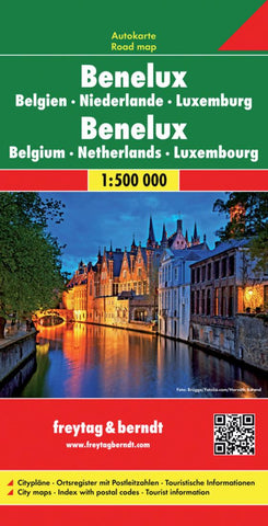 Buy map Benelux by Freytag-Berndt und Artaria