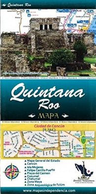 Buy map Quintana Roo mapa : ciudad de Cancun plano