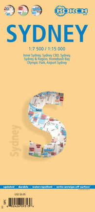 Buy map Sydney, Australia City Map