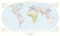 Buy map Countries of the World, Laminated Wall Map by Raven Maps