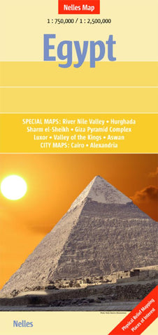 Buy map Egypt by Nelles Verlag GmbH