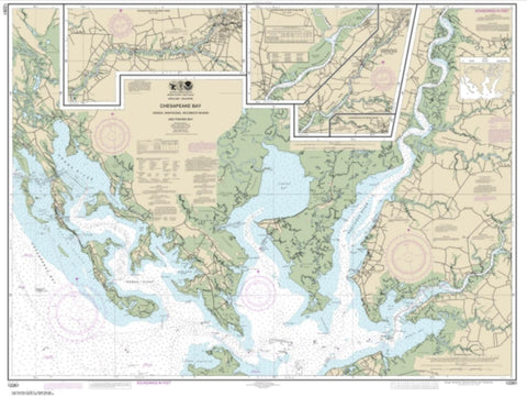 Buy map Chesapeake Bay Honga, Nanticoke, Wicomico Rivers and Fishing Bay (12261-30) by NOAA