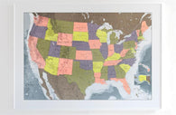 Buy map USA Political Wall Map - Version 2