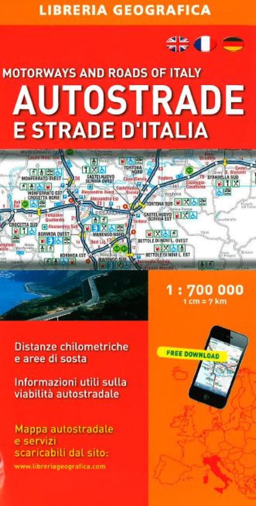 Buy map: Italy, Motorway and Road Map by Libreria Geografica ...