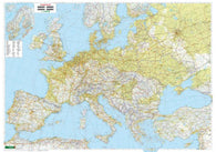 Buy map Europe, Physical, Wall Map by Freytag-Berndt und Artaria