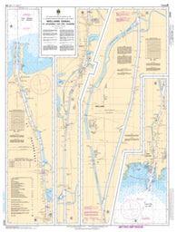 Buy map Welland Canal St. Catharines to/a Port Colborne by Canadian Hydrographic Service