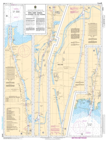 Buy map Welland Canal St. Catharines to/a Port Colborne by Canadian Hydrographic Service