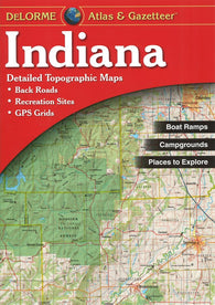 Buy map Indiana, Atlas and Gazetteer by DeLorme