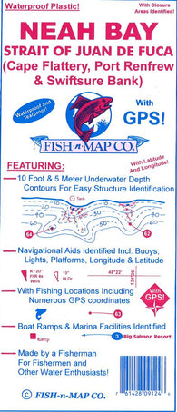Buy map Neah Bay & Strait of Juan de Fuca (West), including Cape Flattery