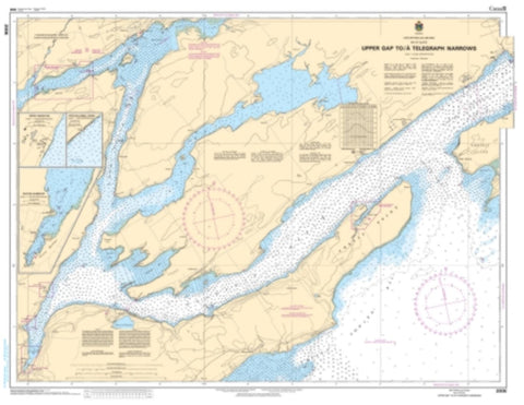 Buy map Upper Gap to/a Telegraph Narrows by Canadian Hydrographic Service