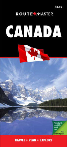 Buy map Canada Quick Fold, Laminated by Route Master