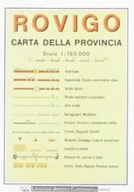 Buy map Rovigo : carta della provincia : scala 1:150.000