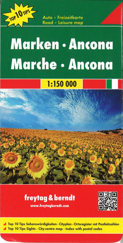 Buy map Marche and Ancona, Italy by Freytag-Berndt und Artaria