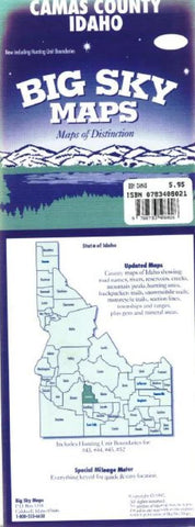 Buy map Camas County, Idaho by Big Sky Maps