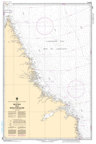 Buy map Belle Isle to/a Resolution Island by Canadian Hydrographic Service