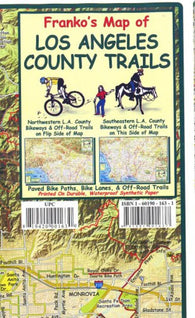 Buy map California Map, L.A. County Bikeways and Trails, folded, 2011 by Frankos Maps Ltd.