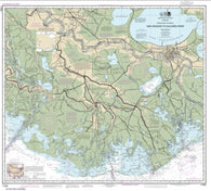 Buy map Intracoastal Waterway New Orleans to Calcasieu River East Section (11352-42) by NOAA