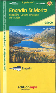 Buy map Engadin St. Moritz : Pontresina-Celerina-Silvaplana : Sils-Maloja