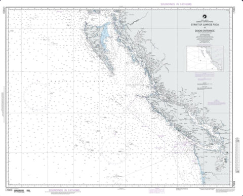 Buy map Strait Of Juan De Fuca To Dixon Entrance (NGA-17003-4) by National Geospatial-Intelligence Agency