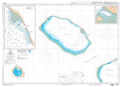 Buy map De la Passe Otugi aux Mouillages Nord et Sud by SHOM