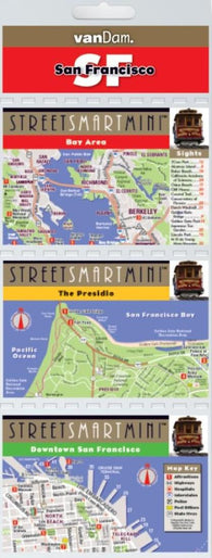 Buy map San Francisco, California StreetSmart Mini Map by VanDam