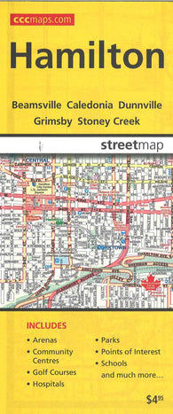 Buy map Hamilton, ON City Map