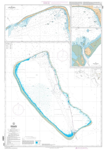 Buy map De la Passe Garuae au Mouillage de Rotoava by SHOM