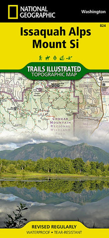 Buy map Issaquah Alps/Mount Si, WA, Map 824