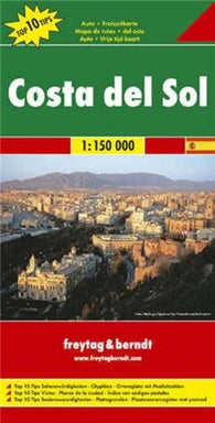 Buy map Costa del Sol, Spain by Freytag-Berndt und Artaria