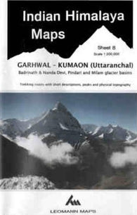 Buy map Indian Himalaya sheet 8 - Garhwal, Kumaon, Badrinath, Nanda Devi