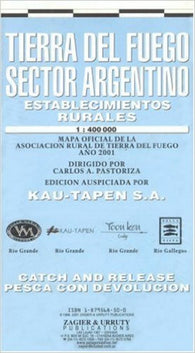 Buy map Tierra del Fuego sector Argentino : establecimientos rurales