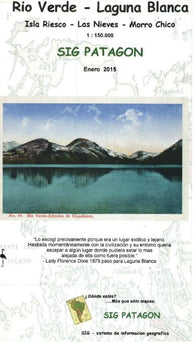 Buy map Rio Verde-Laguna Blanca (Spanish edition) by SIG Patagon